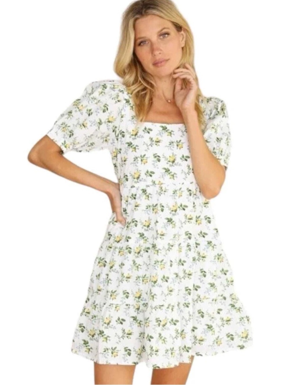 FAITHFULL THE BRAND Eldoria Mini Dress Bendita Floral Size 16